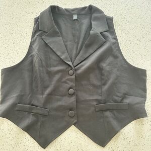 SHEIN Plus Size Women's Black Vest sz 3x